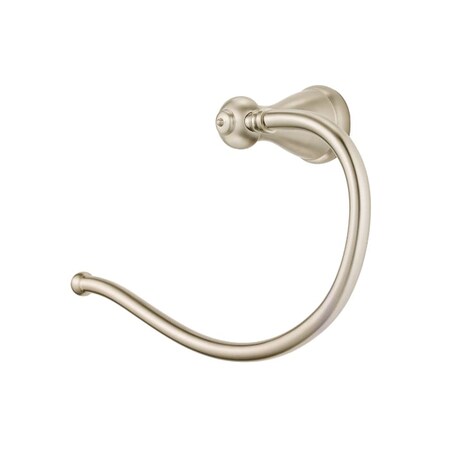 Pfister Pfister Marielle Towel Ring Brushed Nickel BRB-MB1K